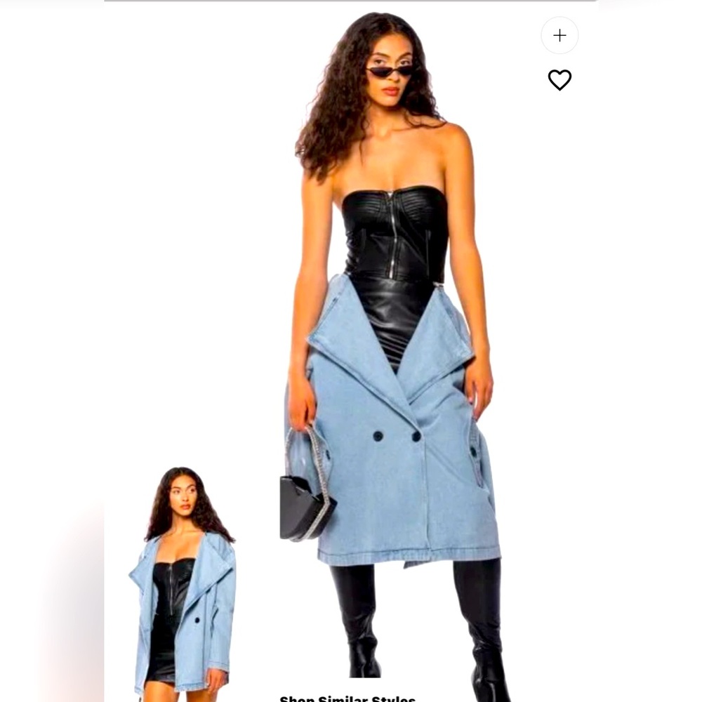 Cool Jean jacket bodysuit combo